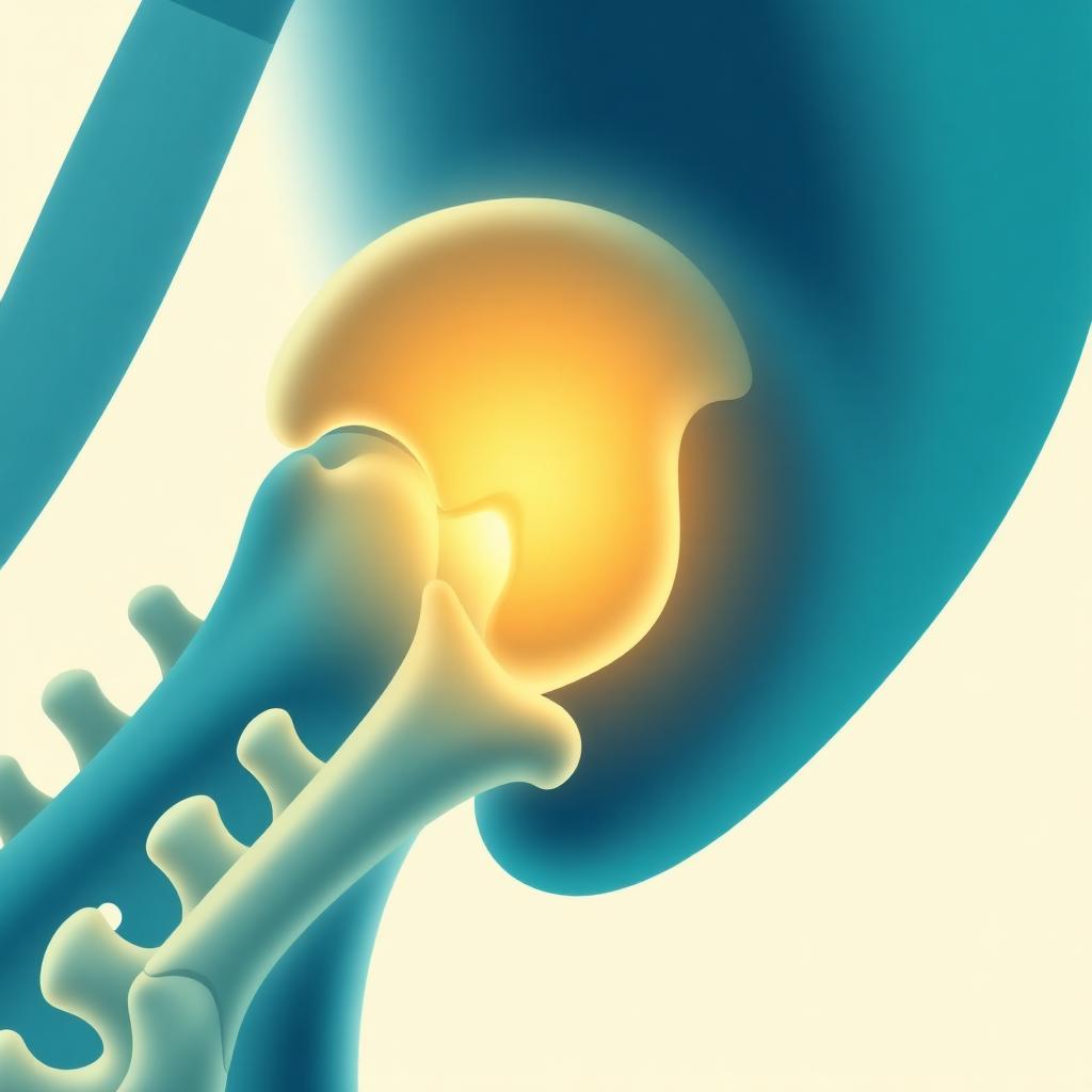 Body Pain Body Pain — editorial medical illustration of a skeletal joint