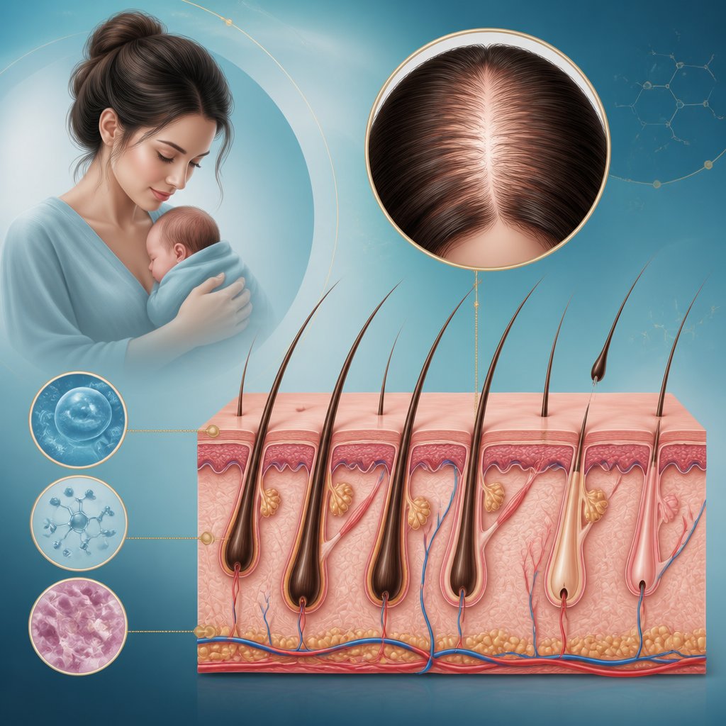 Postpartum Hair Fall Homeopathic treatment for postpartum hair fall condition in Mumbai